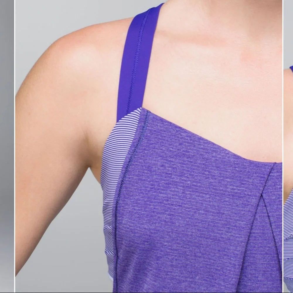 Lululemon Rest Less Tank Purple (Berry) 4